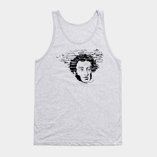 Alexander Pushkin and his poems Tank Top by Catdog